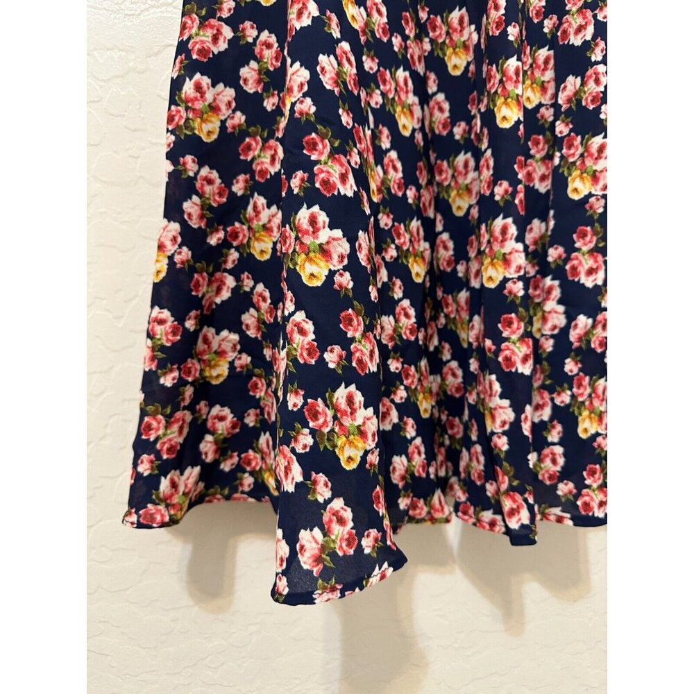 Y2K Floral Dainty Betsey Johnson Dress Size 2 Fairy Beachy Festival Pinup Event - Picture 7 of 13